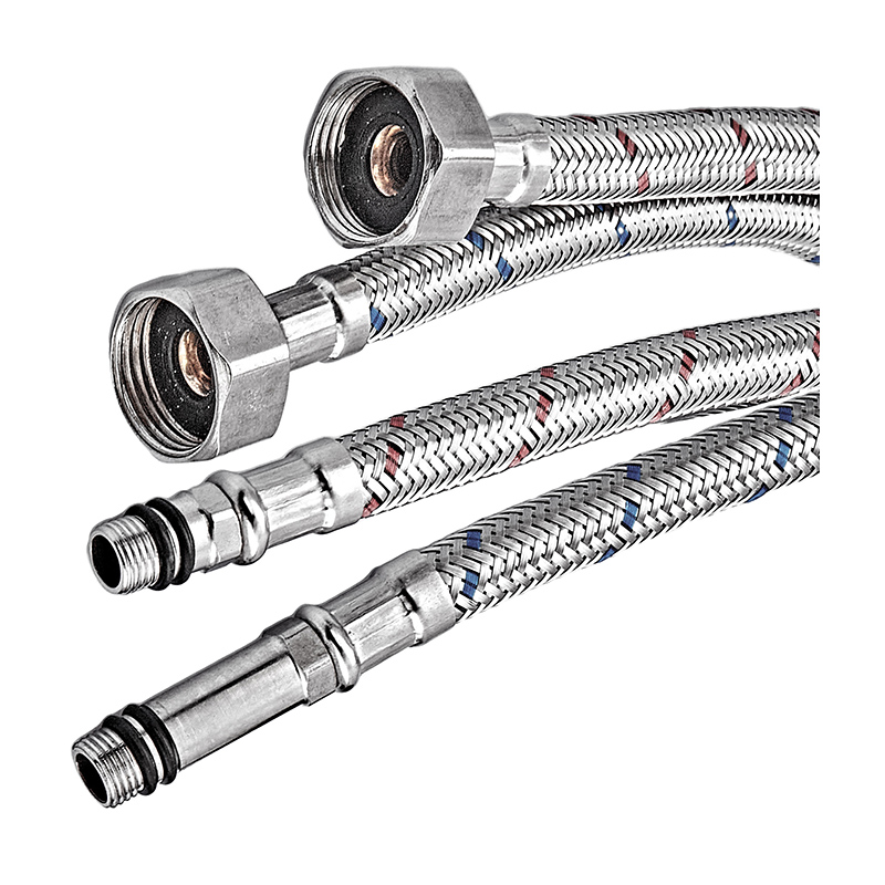 Гибкая подводка Champion FH-01-F1/2"xM10-80 нержавейка (пара)