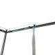 Душевая кабина без поддона Koer SR SC03-90x90x200-TR-01 прозрачное стекло Easy Clean 6мм, хром (KR5