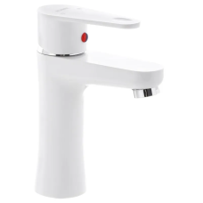 Смеситель для умывальника Plamix Vega-001 White (без подвода)