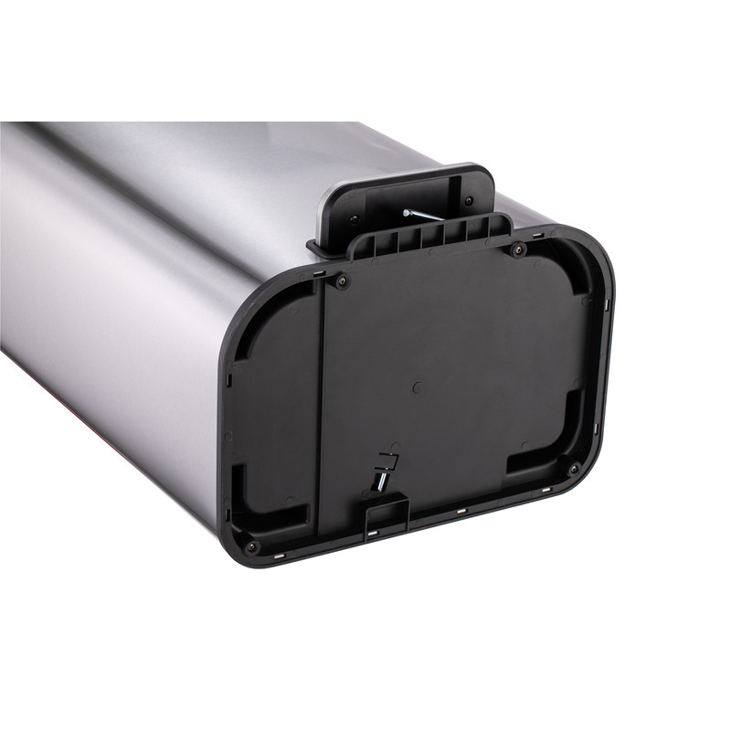 Мусорное ведро с плавным закрытием прямоугольное Mixxus Cubic-TC0105 SS Color 5л цвет нержавейка (M