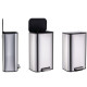 Мусорное ведро с плавным закрытием прямоугольное Mixxus Cubic-TC0105 SS Color 5л цвет нержавейка (M