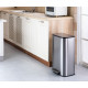 Мусорное ведро с плавным закрытием прямоугольное Mixxus Cubic-TC0105 SS Color 5л цвет нержавейка (M