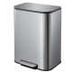 Мусорное ведро с плавным закрытием прямоугольное Mixxus Cubic-TC0105 SS Color 5л цвет нержавейка (M