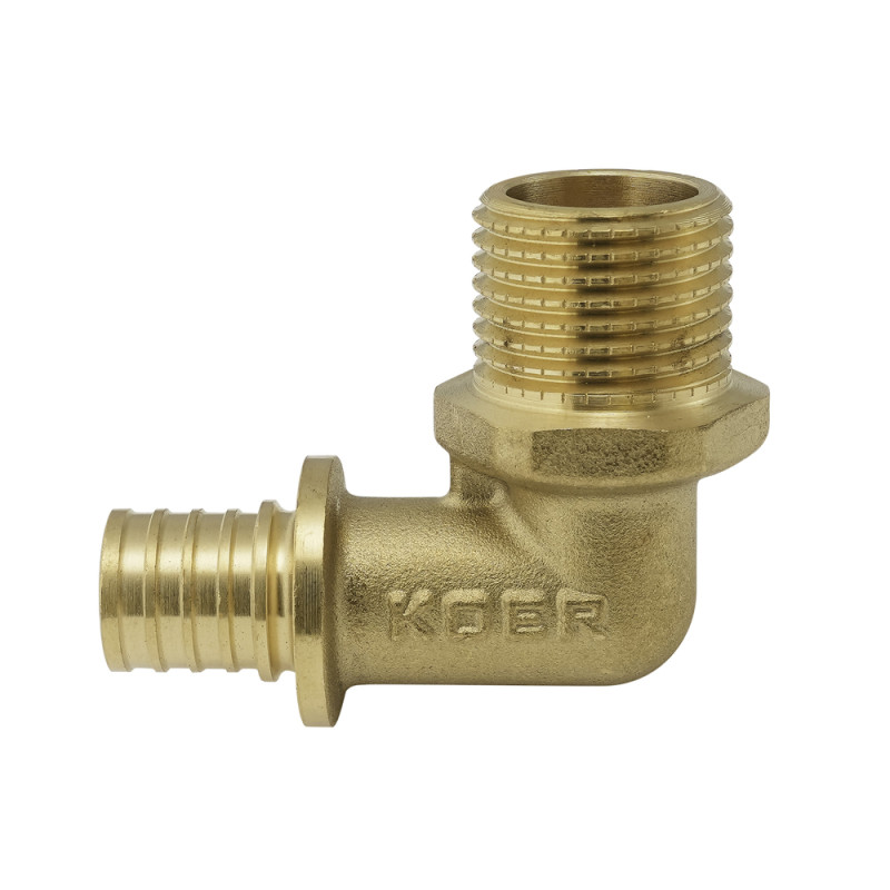 Уголок переходной с НР Koer KA.L06M-20 - 20(2.8mm) x 1/2"M