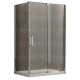 Душевая кабина без поддона Koer SR SC02-100x80x200-TR-01 прозрачное стекло Easy Clean 8мм, хром (KR