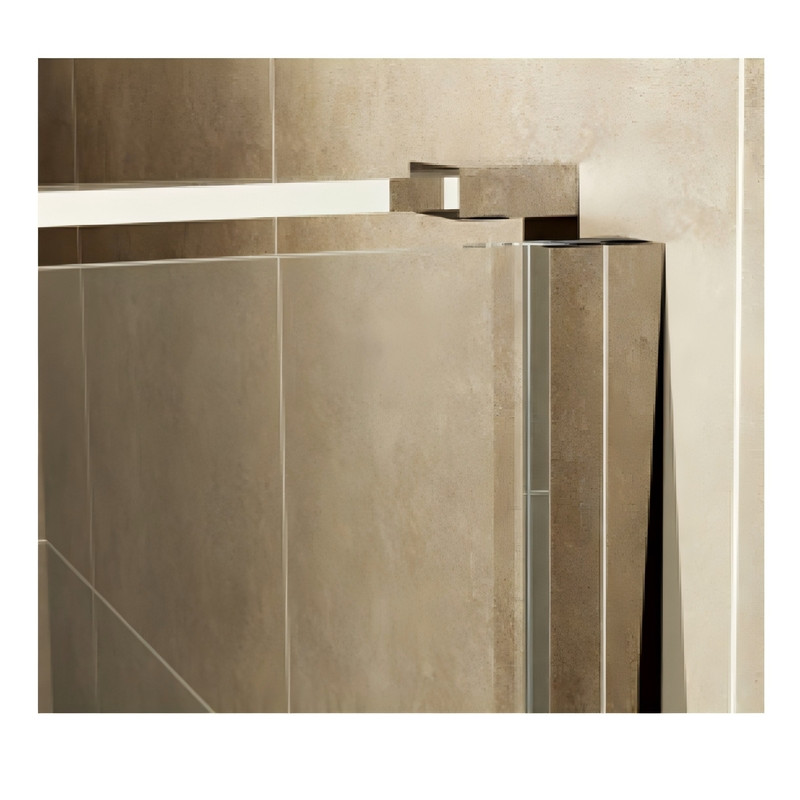 Душевая кабина без поддона Koer SR SC02-100x80x200-TR-01 прозрачное стекло Easy Clean 8мм, хром (KR