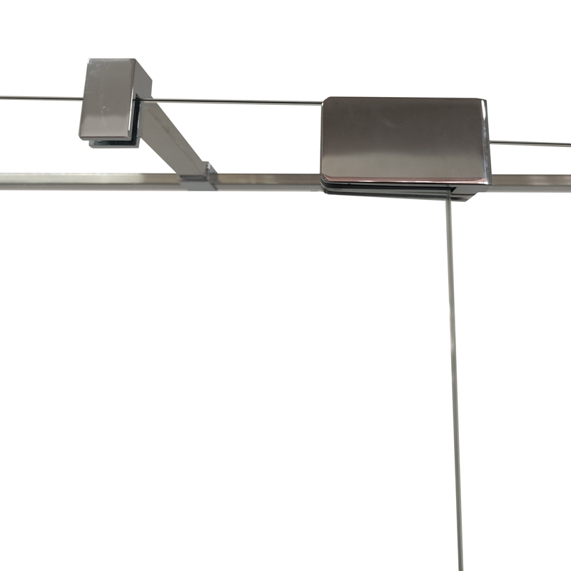 Душевая кабина без поддона Koer SR SC02-100x80x200-TR-01 прозрачное стекло Easy Clean 8мм, хром (KR