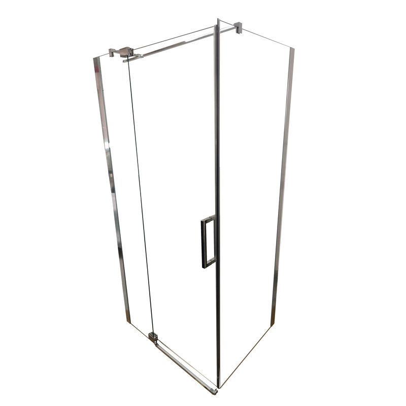 Душевая кабина без поддона Koer SR SC02-100x80x200-TR-01 прозрачное стекло Easy Clean 8мм, хром (KR