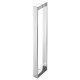 Душевая кабина без поддона Koer SR SC02-100x80x200-TR-01 прозрачное стекло Easy Clean 8мм, хром (KR