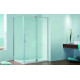 Душевая кабина без поддона Koer SR SC02-100x80x200-TR-01 прозрачное стекло Easy Clean 8мм, хром (KR