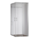 Душевая кабина без поддона Koer SR SC03-100x100x200-TR-01 прозрачное стекло Easy Clean 6мм, хром (K