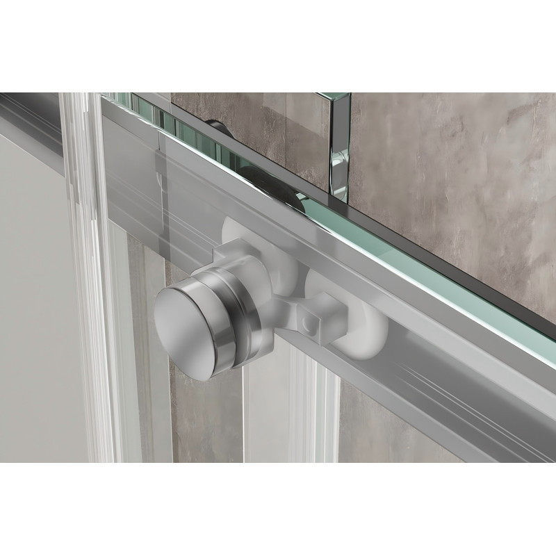 Душевая кабина без поддона Koer SR SC03-100x100x200-TR-01 прозрачное стекло Easy Clean 6мм, хром (K