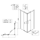 Душевая кабина без поддона Koer SR SC03-100x100x200-TR-01 прозрачное стекло Easy Clean 6мм, хром (K
