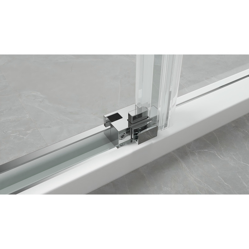 Душевая кабина без поддона Koer SR SC03-100x100x200-TR-01 прозрачное стекло Easy Clean 6мм, хром (K