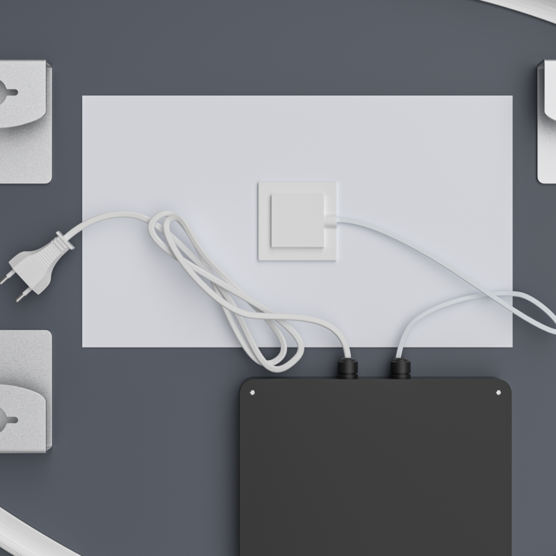 Зеркало Mixxus Premium DIVERSE MA01-90x60-REVERSE (LED Touch, Anti-fog, димер (3-6,5kK))