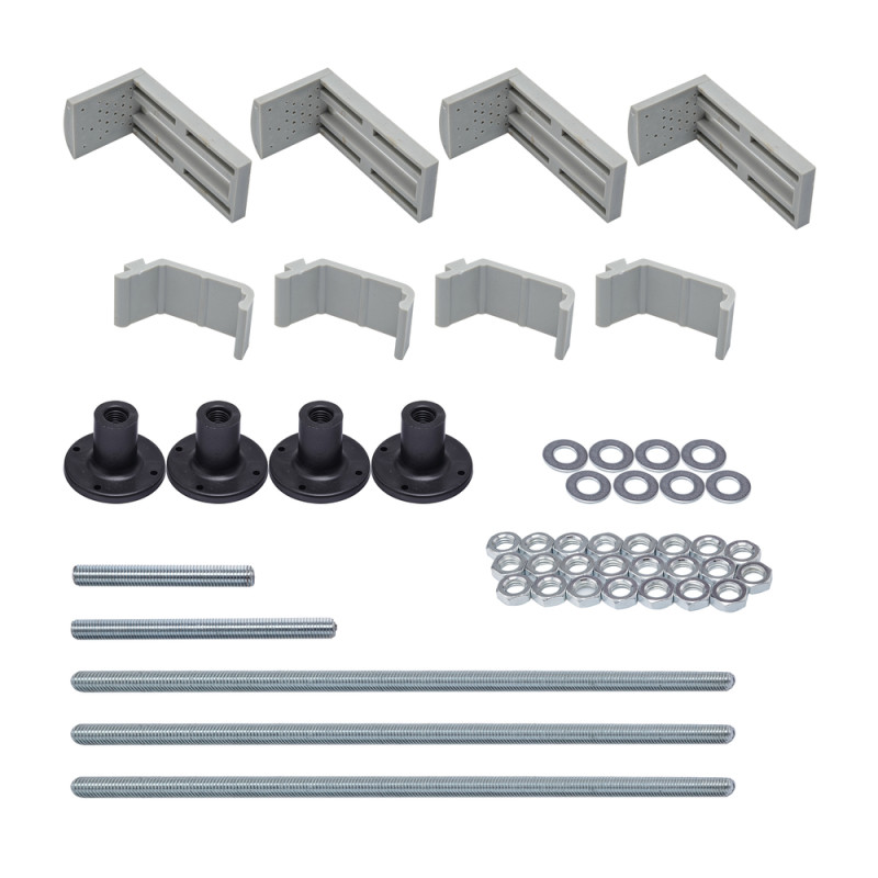 Бокс душевой с гидромассажем Mixxus STRONG SBH01-90x90x215-GR SATIN с высоким поддоном