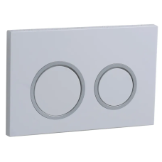 Панель смыва Koer KT-0605-03 220x140x12mm пластиковая, кнопка круглая