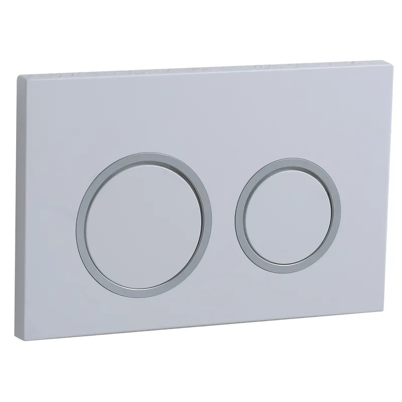 Панель смыва Koer KT-0605-03 220x140x12mm пластиковая, кнопка круглая