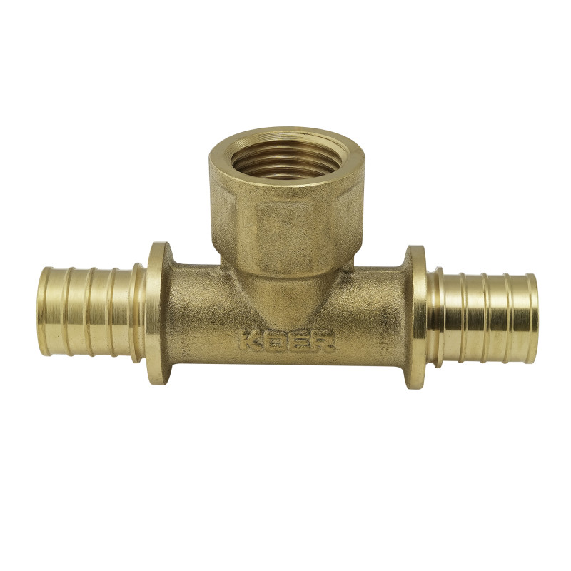 Тройник переходный с ВР Koer KA.T20-06F-20 - 20(2.8mm) x 1/2"F x 20(2.8mm)