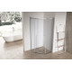 Душевая кабина без поддона Koer SR SC06-100x100x200-TR-01 прозрачное стекло Easy Clean 8мм, хром (K