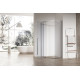 Душевая кабина без поддона Koer SR SC06-100x100x200-TR-01 прозрачное стекло Easy Clean 8мм, хром (K