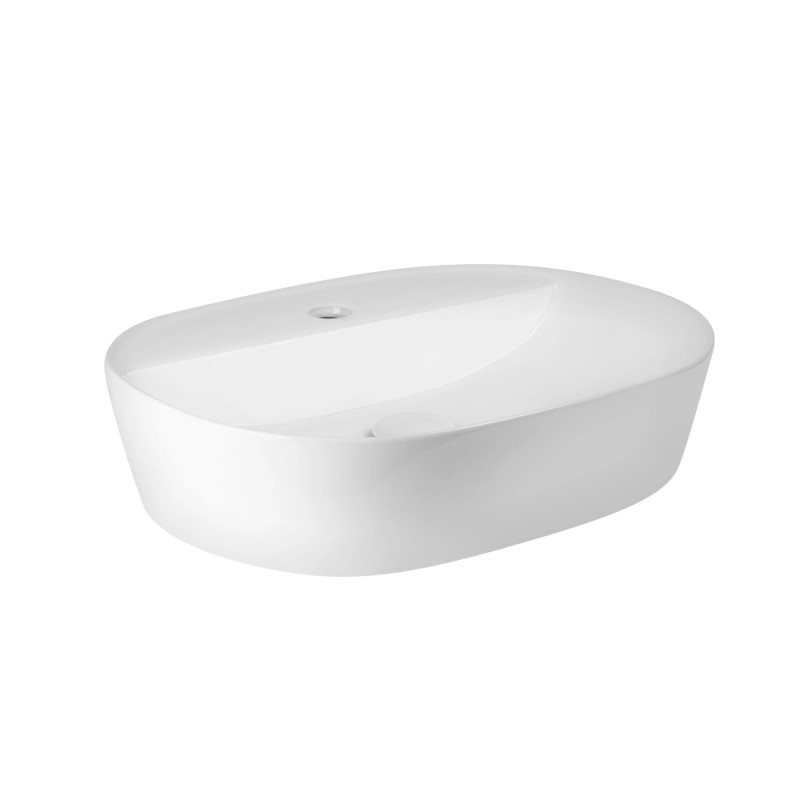 Раковина накладная Mixxus Premium ELLIPSE-0203 510х375х120mm с отверстием под смеситель