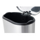 Мусорное ведро с плавным закрытием овальное Mixxus Premium Strong-TC0105 SS Color 5л цвет нержавейк