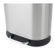 Мусорное ведро с плавным закрытием овальное Mixxus Premium Strong-TC0105 SS Color 5л цвет нержавейк