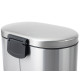 Мусорное ведро с плавным закрытием овальное Mixxus Premium Strong-TC0105 SS Color 5л цвет нержавейк