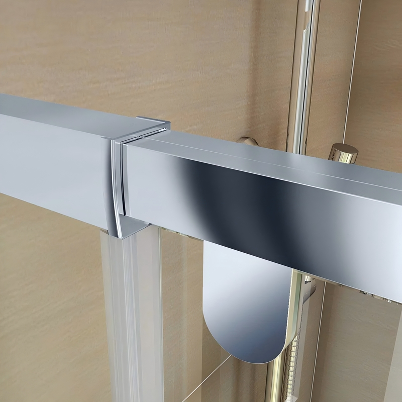 Душевая кабина без поддона Koer SR SC05-90x90x195-TR-01 прозрачное стекло Easy Clean 6мм, хром (KR5