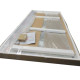 Душевая кабина без поддона Koer SR SC05-90x90x195-TR-01 прозрачное стекло Easy Clean 6мм, хром (KR5
