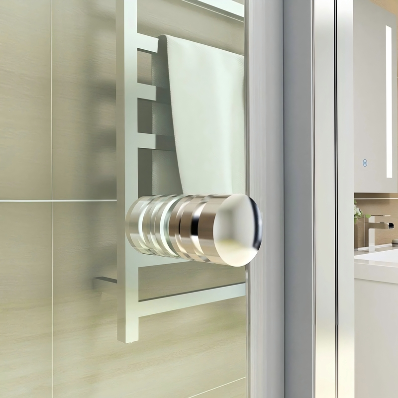 Душевая кабина без поддона Koer SR SC05-90x90x195-TR-01 прозрачное стекло Easy Clean 6мм, хром (KR5