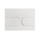 Панель смыва Koer KT-0604-03 240x160x10mm пластиковая, закругленная кнопка
