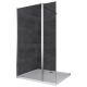 Душова перегородка Koer SR SP03-120x200-TR-01 Walk-In прозоре скло Easy Clean 8мм, хром (KR53
