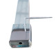Душова перегородка Koer SR SP03-120x200-TR-01 Walk-In прозоре скло Easy Clean 8мм, хром (KR53