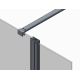 Душова перегородка Koer SR SP03-120x200-TR-01 Walk-In прозоре скло Easy Clean 8мм, хром (KR53