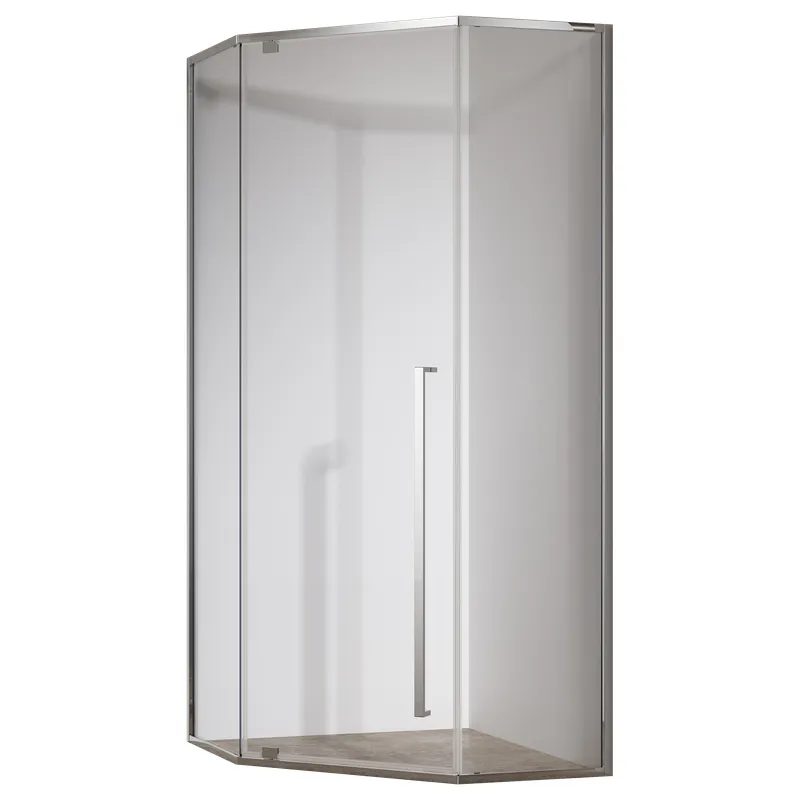 Душевая кабина без поддона Koer SR SC06-90x90x200-TR-01 прозрачное стекло Easy Clean 8мм, хром (KR5