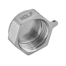 Заглушка Nolf NFC.P10F-N-1" F никелированная