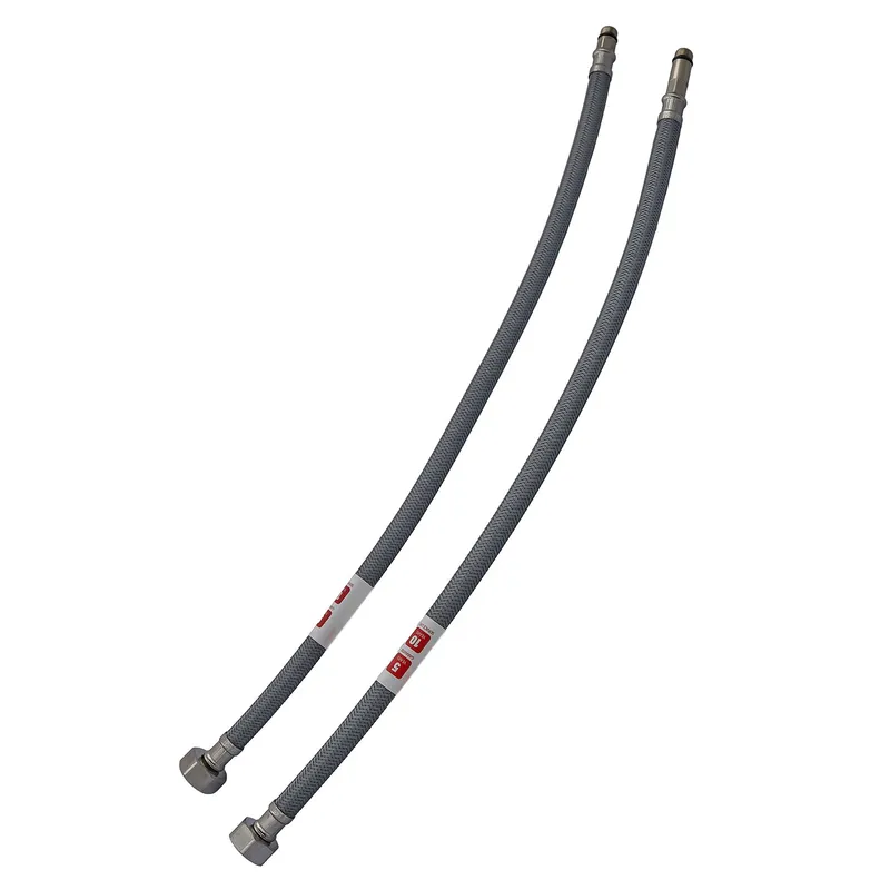 Гибкая подводка Zerix ZHN-02-F1/2"xM10-030 (нейлоновая оплетка, гайки нерж) (пара)