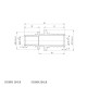 Муфта соединительная переходная Koer KA.С20-25 - 20(2.8mm) x 25(3.5mm)