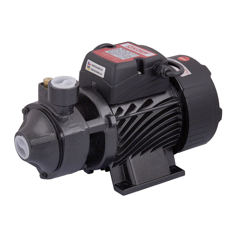 Насос поверхностный вихревой KOER QB-100 Н=75М, Q=3кбМ, P=900 Вт, 1"x1"