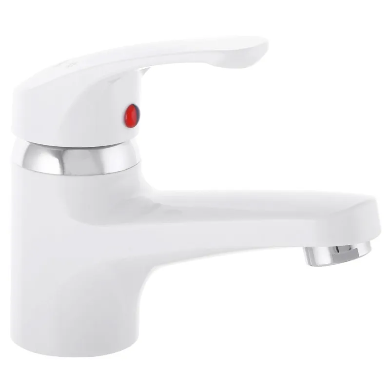 Смеситель для умывальника Plamix Afina-001 White (без подвода)