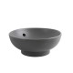 Раковина накладная Mixxus Premium TOPPER-0201 GRAY 410x410x165mm с переливом