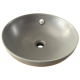 Раковина накладная Mixxus Premium TOPPER-0201 GRAY 410x410x165mm с переливом
