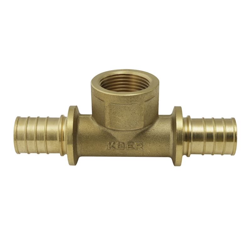 Тройник переходный с ВР Koer KA.T25-08F-25 - 25(3.5mm) x 3/4"F x 25(3.5mm)