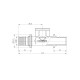 Тройник переходный с ВР Koer KA.T25-08F-25 - 25(3.5mm) x 3/4"F x 25(3.5mm)