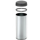 Мусорное ведро сенсорное круглое Mixxus Premium Ellipse-TC0109 Chrome-Black 9л (хром-черное) (MI708