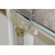 Душевая кабина без поддона Koer SR SC03-90x90x200-TR-12 прозрачное стекло Easy Clean 6мм, матовое з
