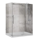 Душевая кабина без поддона Koer SR SC07-120x90x200-TR-01 прозрачное стекло Easy Clean 8мм, хром (KR