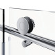 Душевая кабина без поддона Koer SR SC07-120x90x200-TR-01 прозрачное стекло Easy Clean 8мм, хром (KR